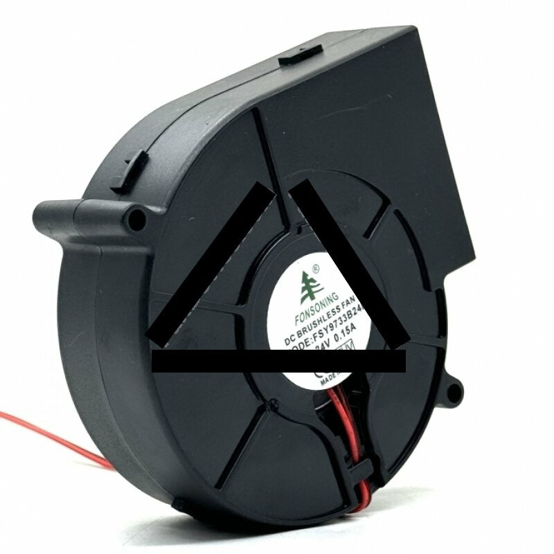 FONSONING FSY9733B24M DC 24V 0.15A 2 Wires / 3 Wires / 4 Wires Blower Cooling Fan