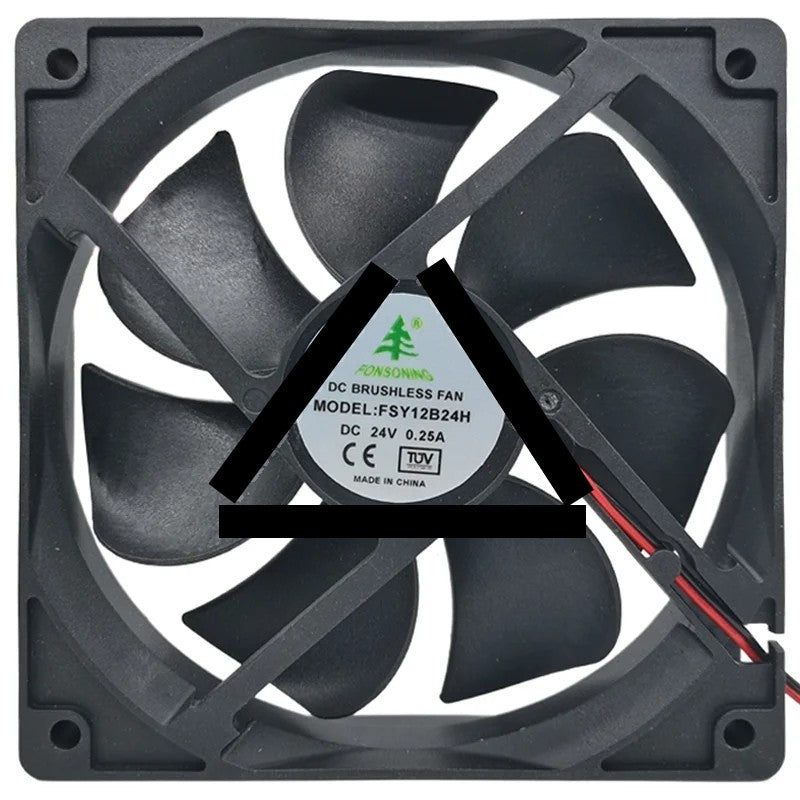 FONSONNG FSY12B24H 24V 0.25A 2 Wires Axial Cooling Fan