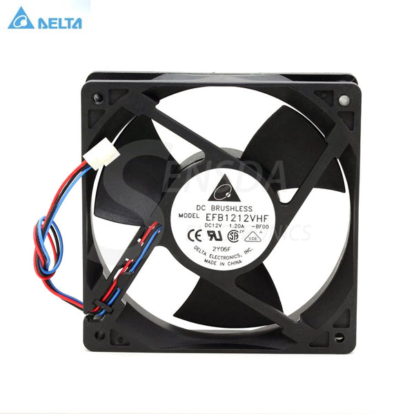 For Delta Electronics EFB1212VHF -BF00 120mm 12cm DC12V 1.20A 3-wire server inverter axial cooling fans