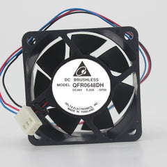 For Delta QFR0648DH 48V 0.20A 6025 6CM / cm Four-wire PWM cooling fan