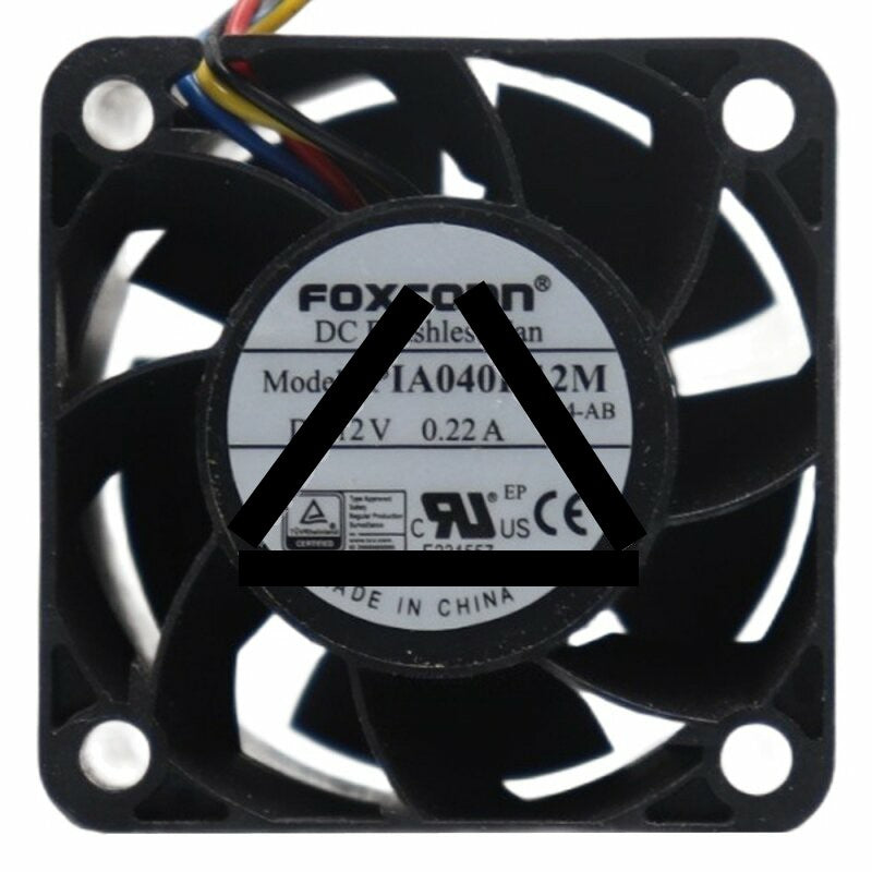 Foxconn PIA040H12M 12V 0.22A 4 Wires 4028 DC Brushless PWM Axial Fan