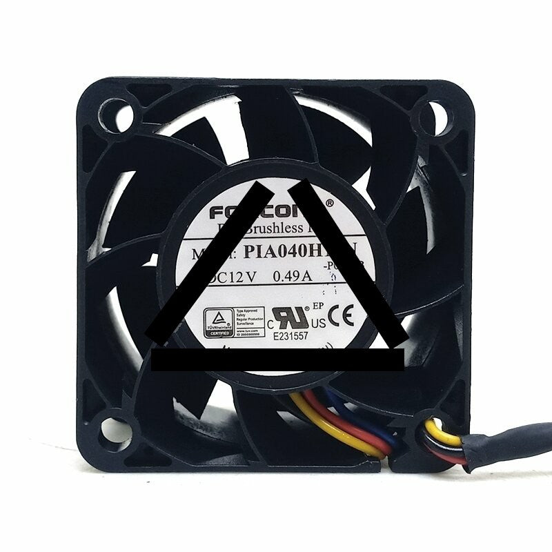Foxconn PIA040H12N DC 12V 0.49A 4 Wires Axial Cooling Fan