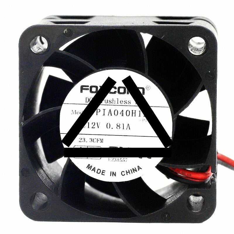 Foxconn PIA040H12P DC 12V 0.81A 4028 Brushless Axial Cooling Fan