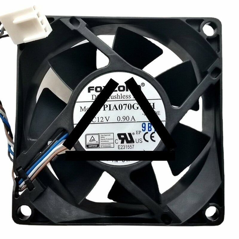 Foxconn PIA070G12H DC 12V 0.90A 7025 Axial Brushless Cooling Fan