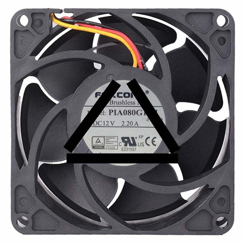Foxconn PIA080G12H-P08-AB 12V 2.20A 4 Wires DC Brushless Axial Cooling Fan