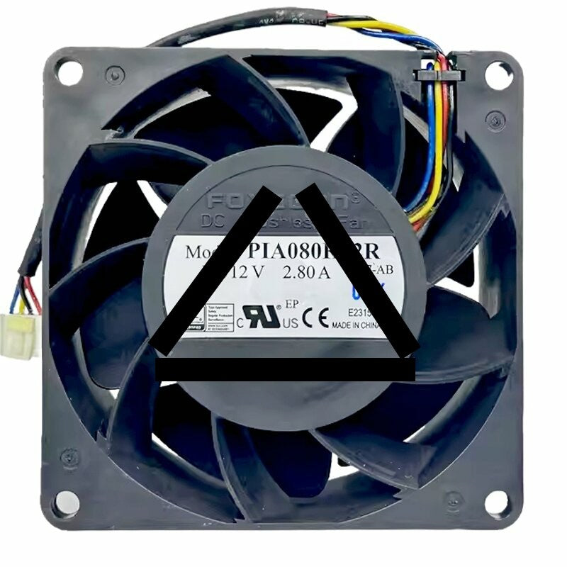 Foxconn PIA080K12R DC 12V 2.80A 8038 Brushless Axial Cooling Fan