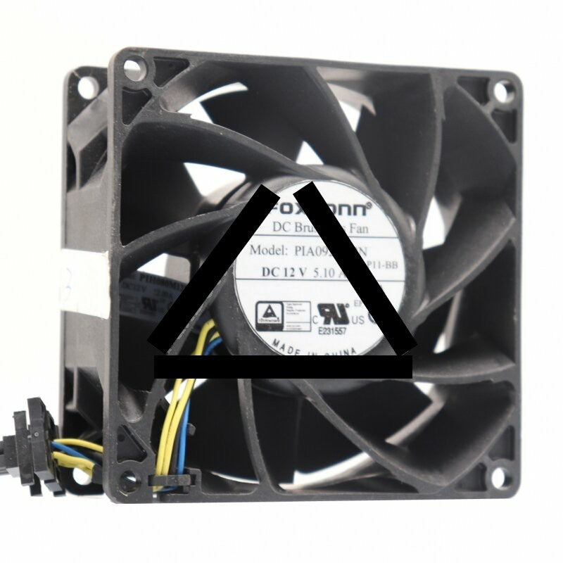 Foxconn PIA092K12N DC 12V 5.10A 9038 Axial Brushless Cooling Fan