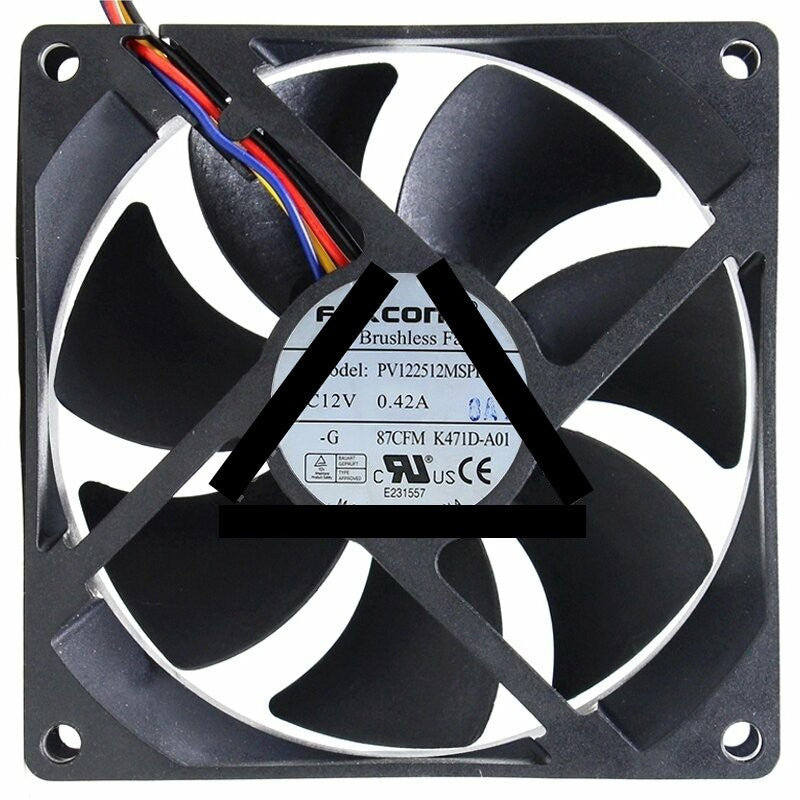Foxconn PV122512MSPF 3A 12V 0.42A DC Brushless 87CFM Axial Cooling Fan