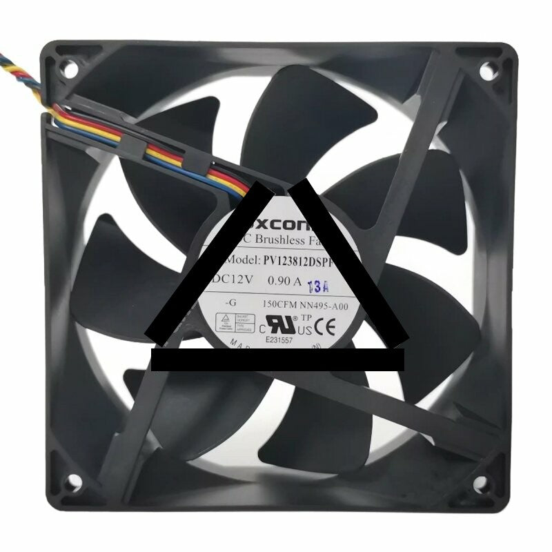 Foxconn PV123812DSPF 01 DC 12V 0.90A 12038 Axial Brushless Cooling Fan