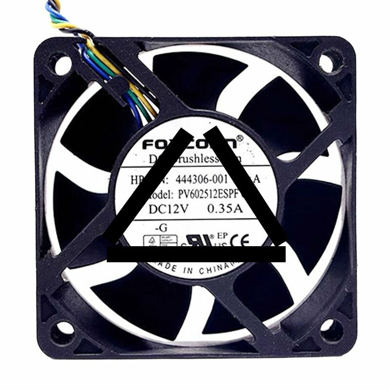 Foxconn PV602512ESPF DC 12V 0.35A 6025 Axial Brushless Cooling Fan