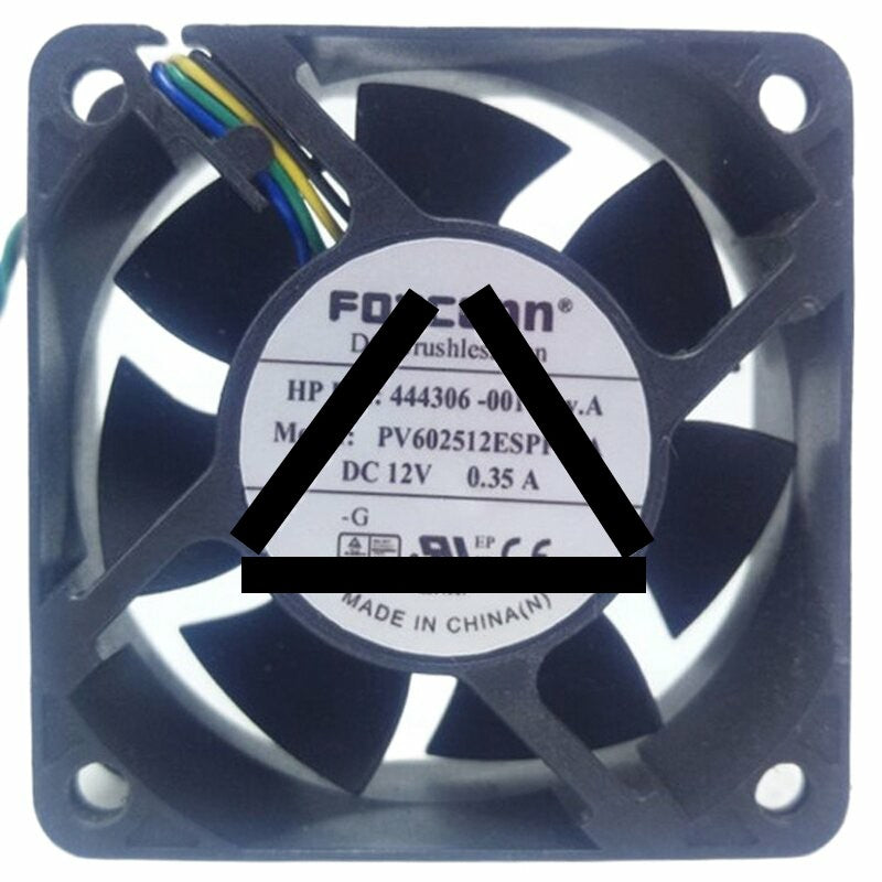Foxconn PV602512ESPF OA 12V 0.35A DC Brushless PWM Axial Cooling Fan