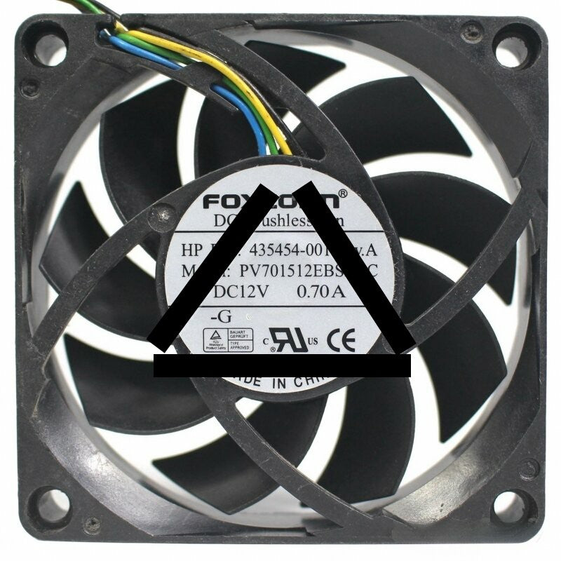 Foxconn PV701512EBSF 1C 12V 0.70A 2 / 3 / 4 Wires Axial Cooling Fan