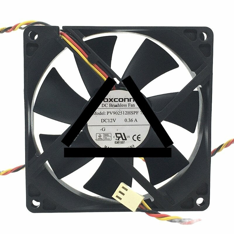 Foxconn PV902512HSPF DC 12V 0.36A 9025 Axial Brushless Cooling Fan