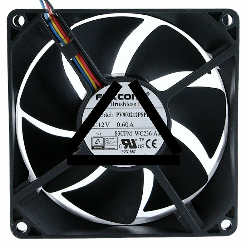 Foxconn PV903212PSPF 0C 12V 0.60A DC Brushless Axial Cooling Fan