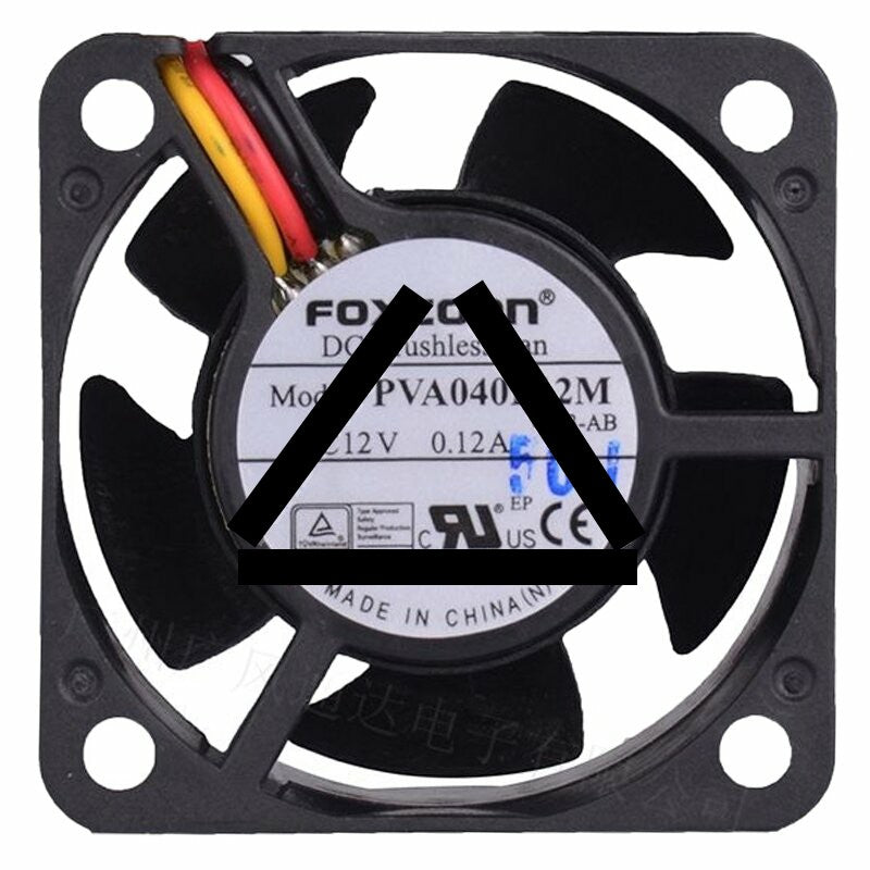 Foxconn PVA040F12M DC 12V 0.12A 2 / 3 / 4 Wires Brushless Axial Cooling Fan