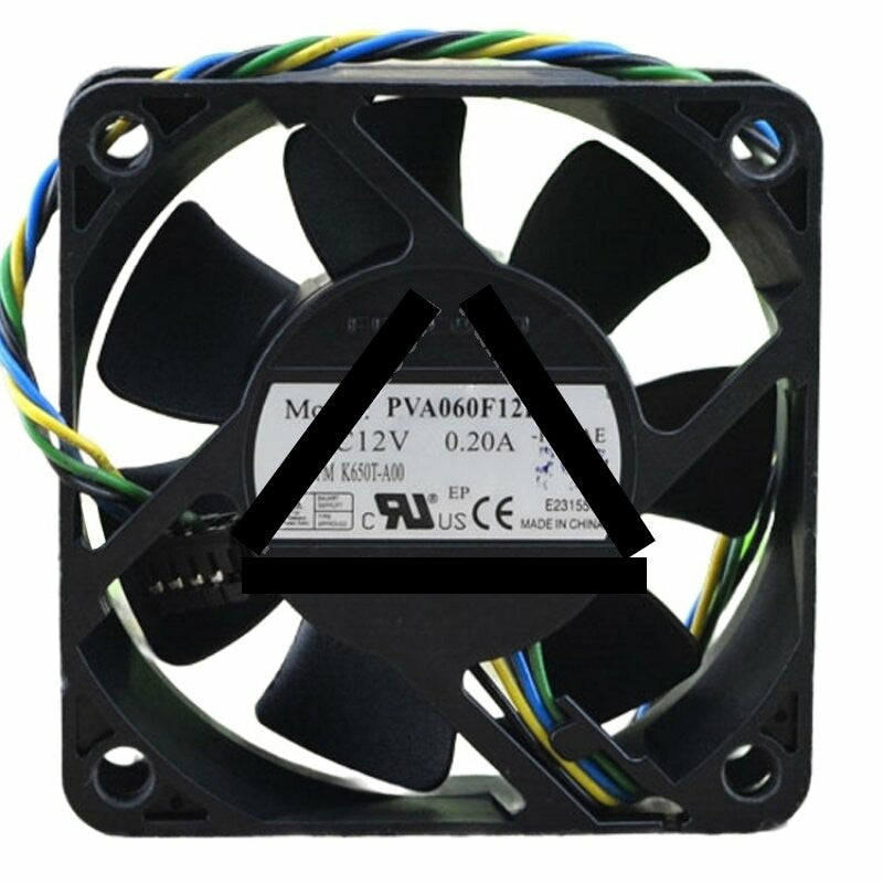 Foxconn PVA060F12H DC 12V 0.20A 2 Wires / 3 Wires / 4 Wires Axial Cooling Fan