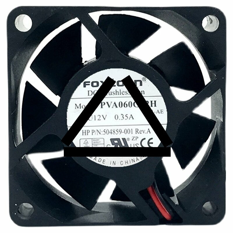Foxconn PVA060G12H DC 12V 0.35A 6025 Brushless Axial Cooling Fan