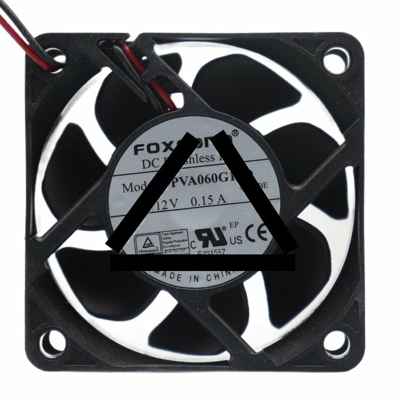 Foxconn PVA060G12Q DC 12V 0.15A 6025 Brushless Axial Cooling Fan