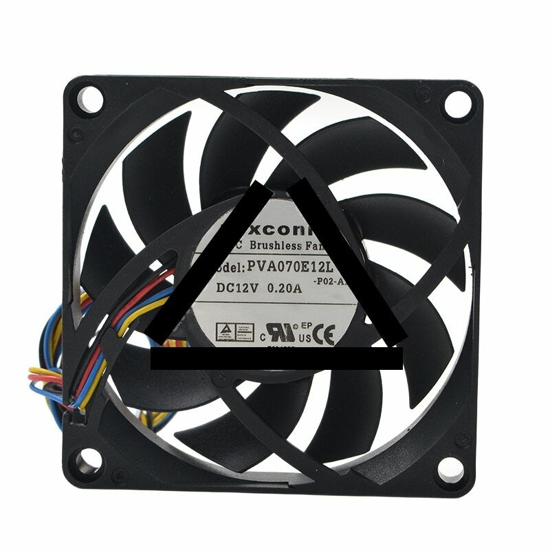 Foxconn PVA070E12L DC 12V 0.20A 7015 Axial Brushless Cooling Fan