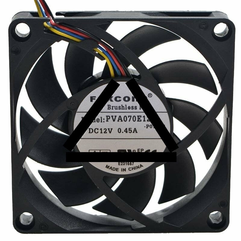 Foxconn PVA070E12N 12V 0.45A DC Brushless Axial Cooling Fan