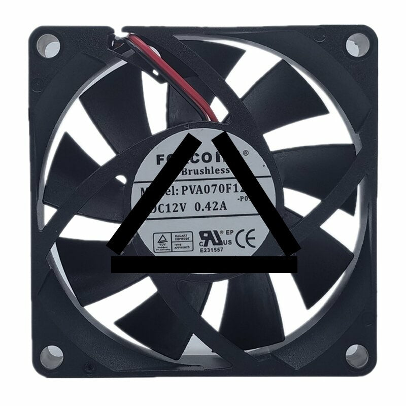 Foxconn PVA070F12H DC 12V 0.42A 7020 Axial Brushless Cooling Fan