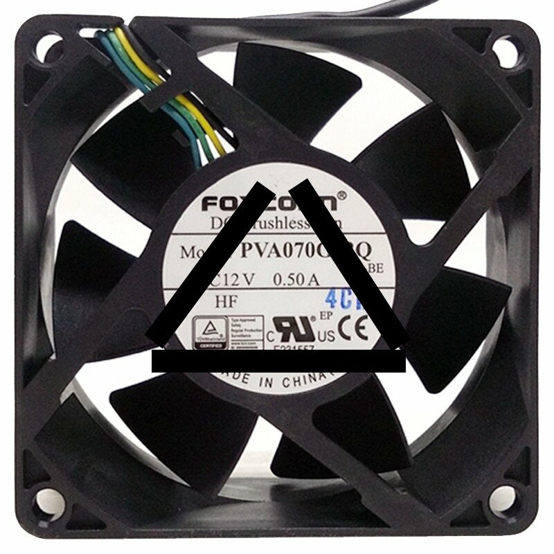 Foxconn PVA070G12Q 12V 0.50A 7025 DC Brushless Axial Cooling Fan