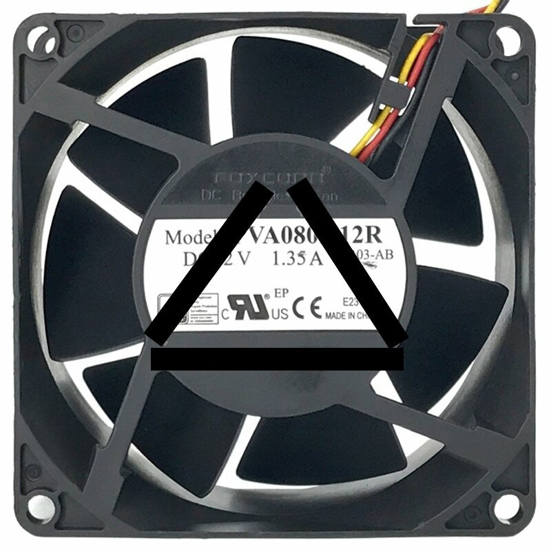 Foxconn PVA080K12R 12V 1.35A 2 / 3 Wires 8038 DC Brushless Axial Fan