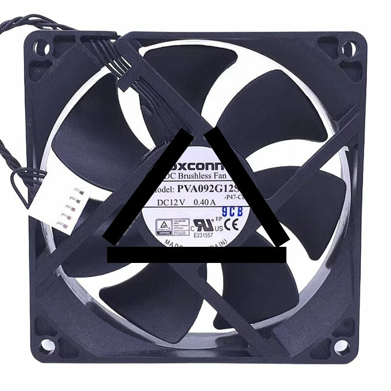 Foxconn PVA092G12S DC 12V 0.40A 9225 Axial Brushless Cooling Fan