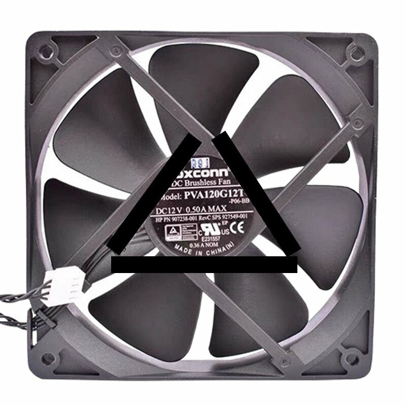 Foxconn PVA120G12T DC 12V 0.50A 12025 Axial Brushless Cooling Fan
