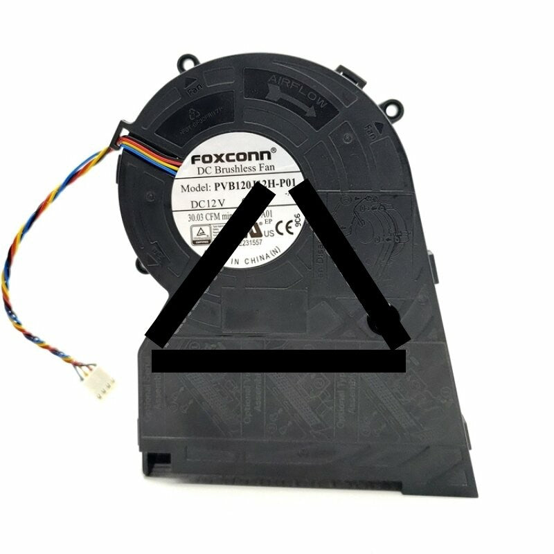Foxconn PVB120J12H-P01 DC 12V 0.80A 4 Wires Blower Cooling Fan
