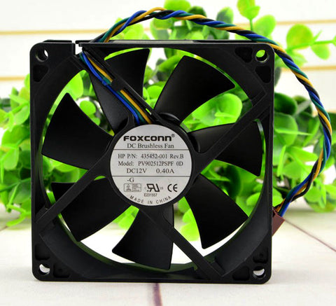 FOXCOON PV902512PSPF 0E 12V 0.40A 9CM 90*90*25 4 Wire Fan