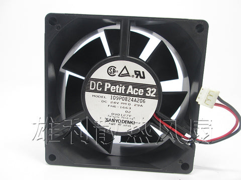 Free Delivery.109P0824A206 8CM 8032 24V 0.29A inverter cooling fan