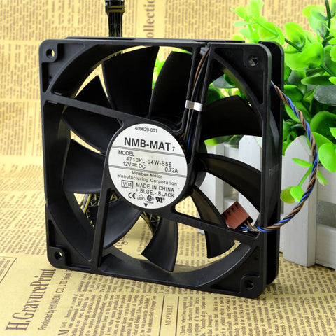 Free Delivery. 12 cm 12 v 0.72 A 4710 kl &amp;#8211; 04 w &amp;#8211; B56 four-wire PWM control cooling fans, 12025
