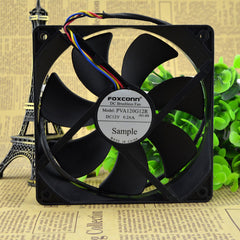 Free Delivery. 12 cm PVA120G12R 12 v 0.24 A four-wire PWM temperature control fan
