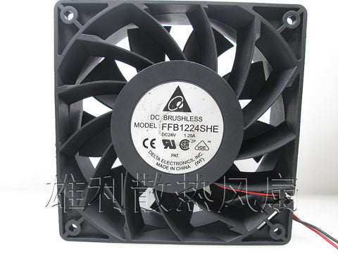 Free Delivery.12038 24V 1.20A FFB1224SHE 12CM Inverter / Server Cooling Fan