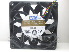 Free delivery.12CM 120255 DBTA1225B8S 48V 0.50A 4-wire switch cooling fan