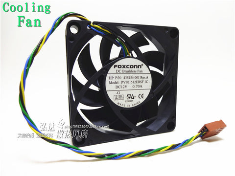 Free Delivery.1C 12V 0.70A 7CM PV701512EBSF 7015 4 wire cooling fan