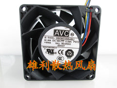 Free Delivery.2B08038B48U 48V 0.58A 8CM 8038 4 wire axial flow intelligent PWM cooling fan