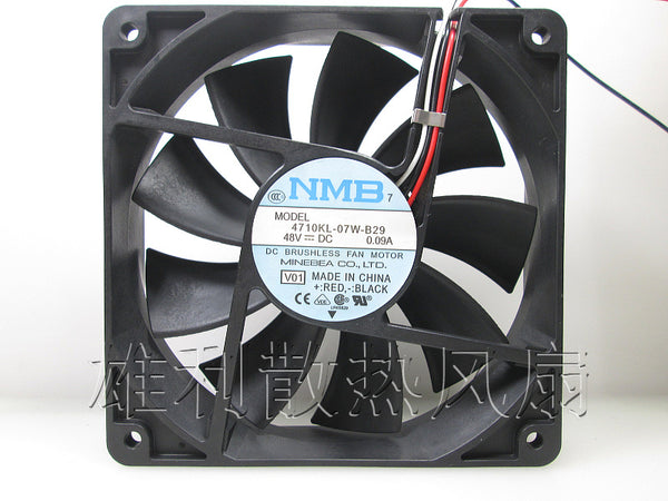 Free Delivery.4710KL-07W-B29 48V 0.09A 120 * 120 * 25MM original cooling fan
