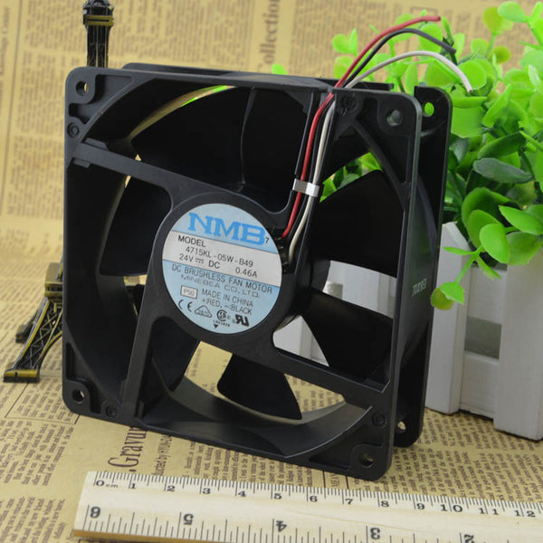 Free Delivery. 4715 kl - 05 w - B49 new original DC24V shaft diaspora hot fan fan 120 * 38 mm