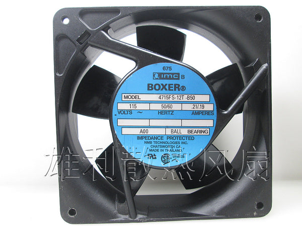 Free Delivery.4715FS-12T-B50 original 115V 120X120X38 anti-leaf aluminum frame AC fan