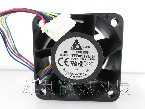 Free delivery.5032 5cm fan 12V 1.00A temperature control TFB0512EHF 6-wire fan