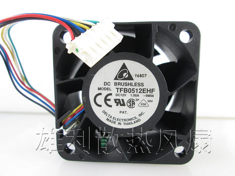 Free delivery.5032 5cm fan 12V 1.00A temperature control TFB0512EHF 6-wire fan