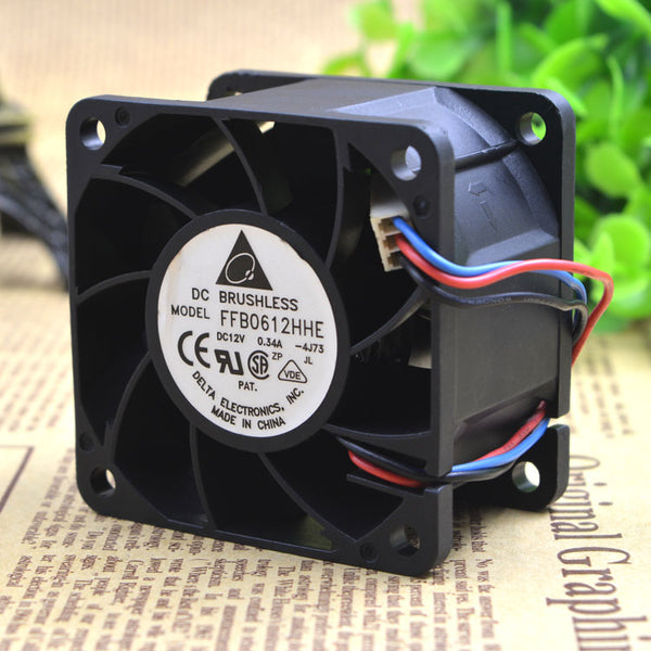 Delta FFB0612HHE 6cm 12v 0.34A double ball bearing cooling fans