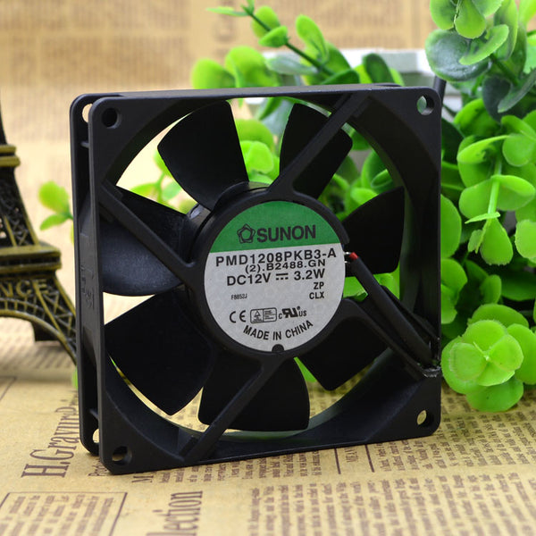 Free Delivery. 8 cm 8020 12 v 3.2 W PMD1208PKB3 &amp;#8211; A power supply chassis mute A cooling fan