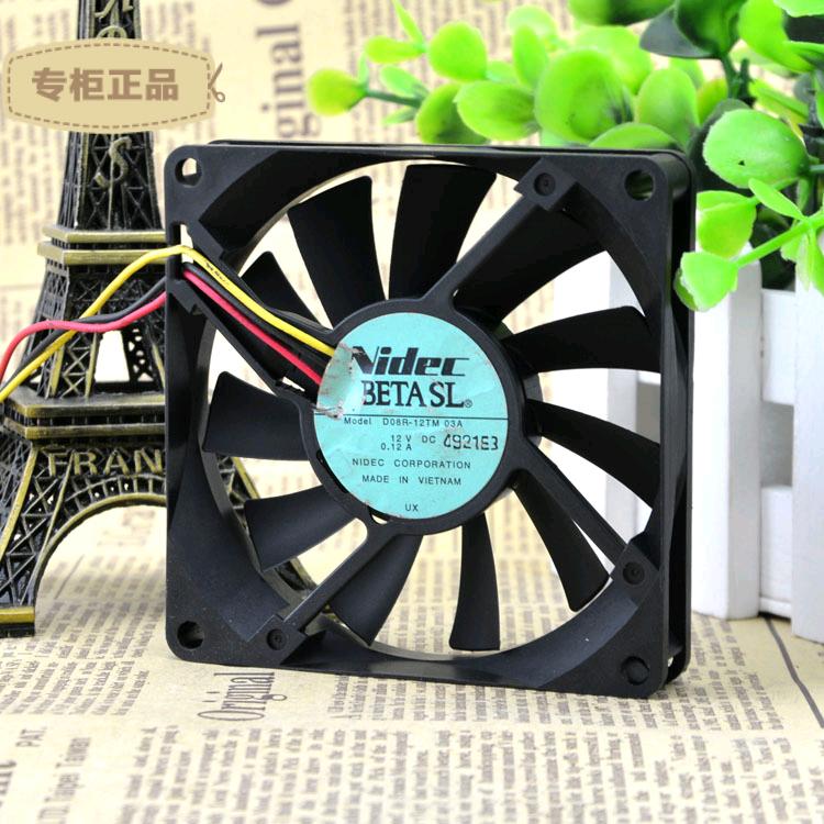 Free Delivery. 8015 D08R 03-12 tm A 12 v 0.12 A 3 line ultra-quiet CPU cooling fans
