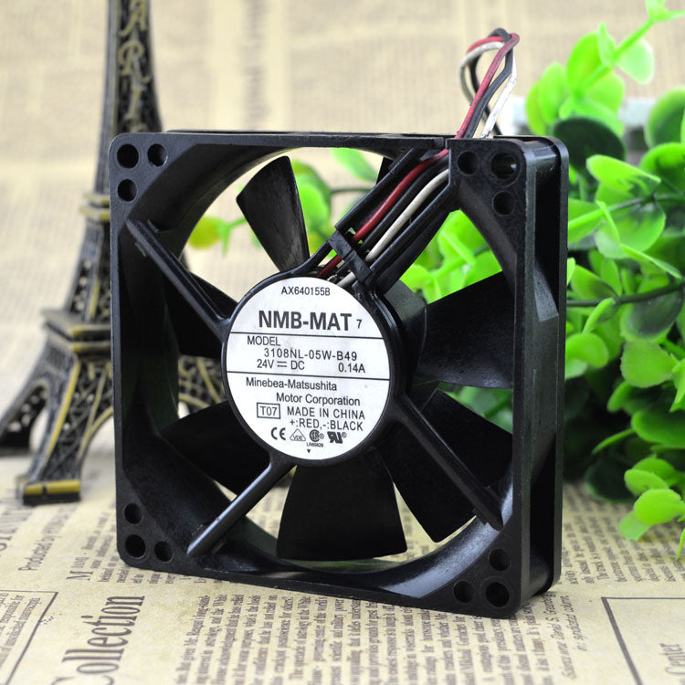 مروحة عاكس إنذار كشف 3 خطوط NMB 3108-05w¨CB49 DC24v 0.14 A