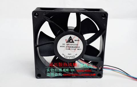 Free Delivery.8025 48V 0.33A FFB0848XH 8CM / cm dual ball bearing cooling fan