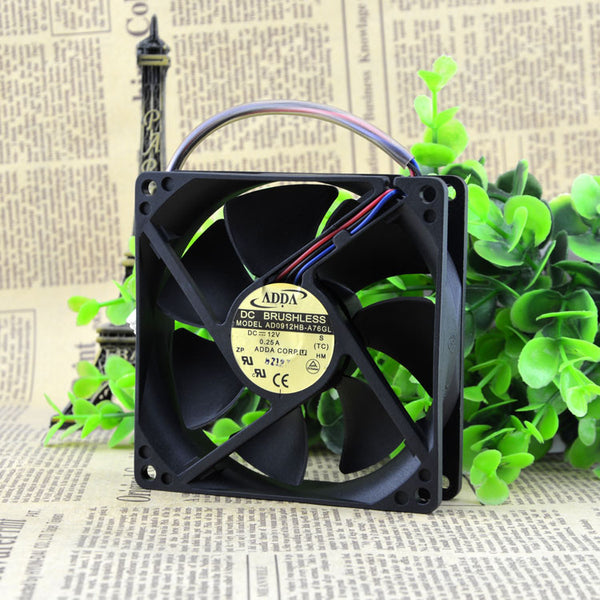 Free Delivery. 9 cm 9025 12 v 0.25 A AD0912HB &amp;#8211; A76GL chassis power supply cooling fan