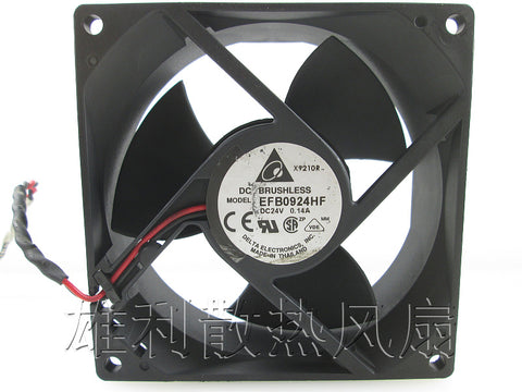 Free Delivery.9CM fan 9032 24V 0.14A EFB0924HF two-wire inverter cooling fan